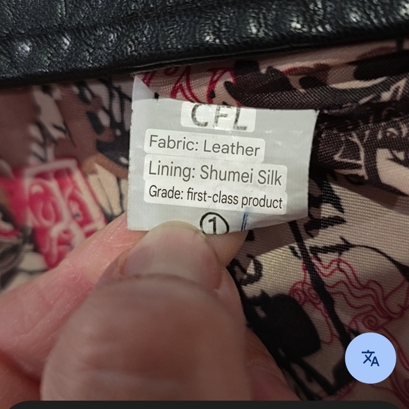 Kafulandi Black Leather Long Blazer Trench Jacket Size Medium - Picture 9 of 13